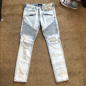 PacSun - Washed stacked skinny jeans . (28x30)